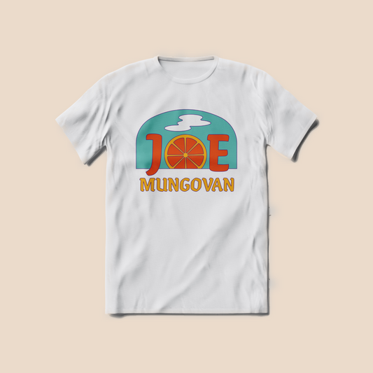 White Logo Tee